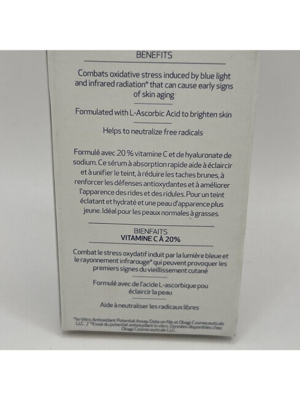 Obagi Medical Professional-C 20% Vitamin C Antioxidant Serum 1 oz 30 ml Sealed - Picture 9 of 16